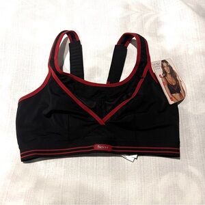 LA Isla Sport Bra Wireless 36DD Black